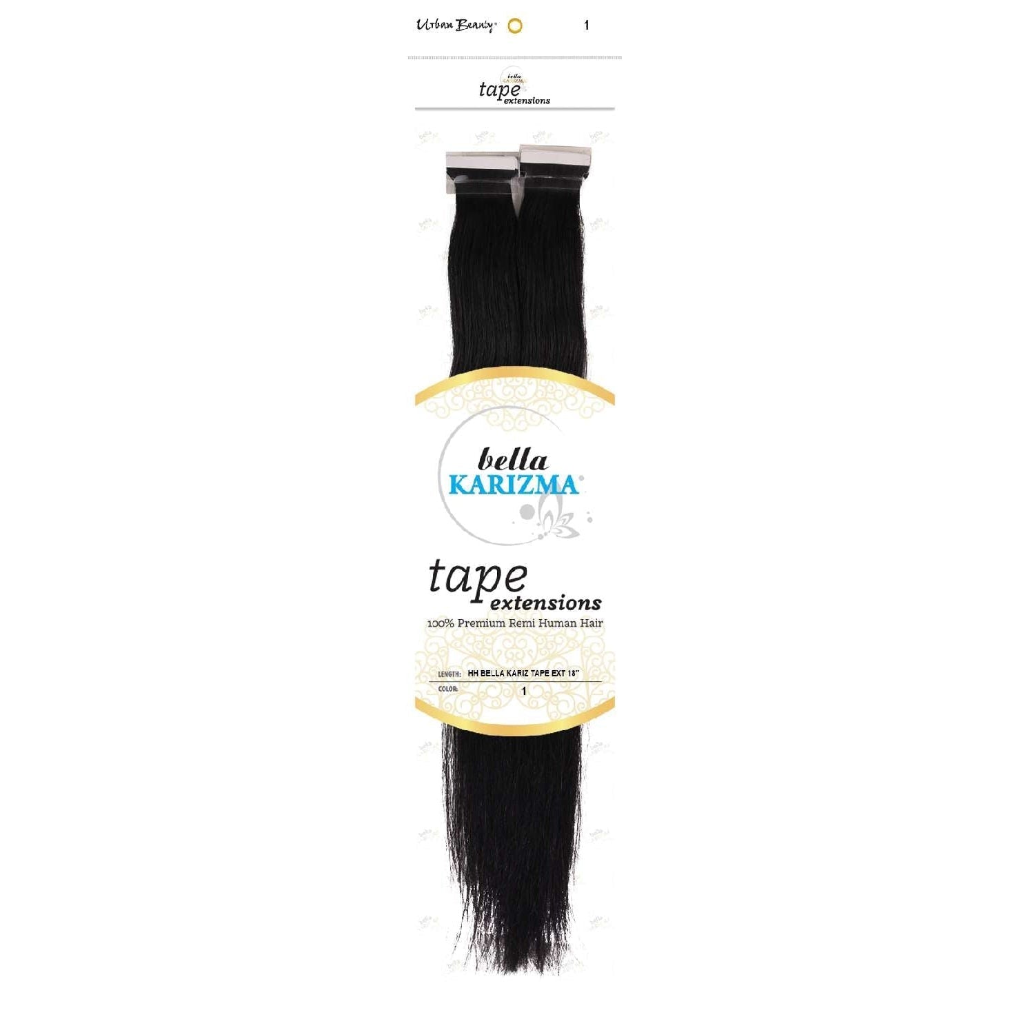 Human Hair Bella Karizma Tape Hair Extension 18 Inch 1 Human Hair Bella Karizma Tape Hair Extension 18 Inch 1