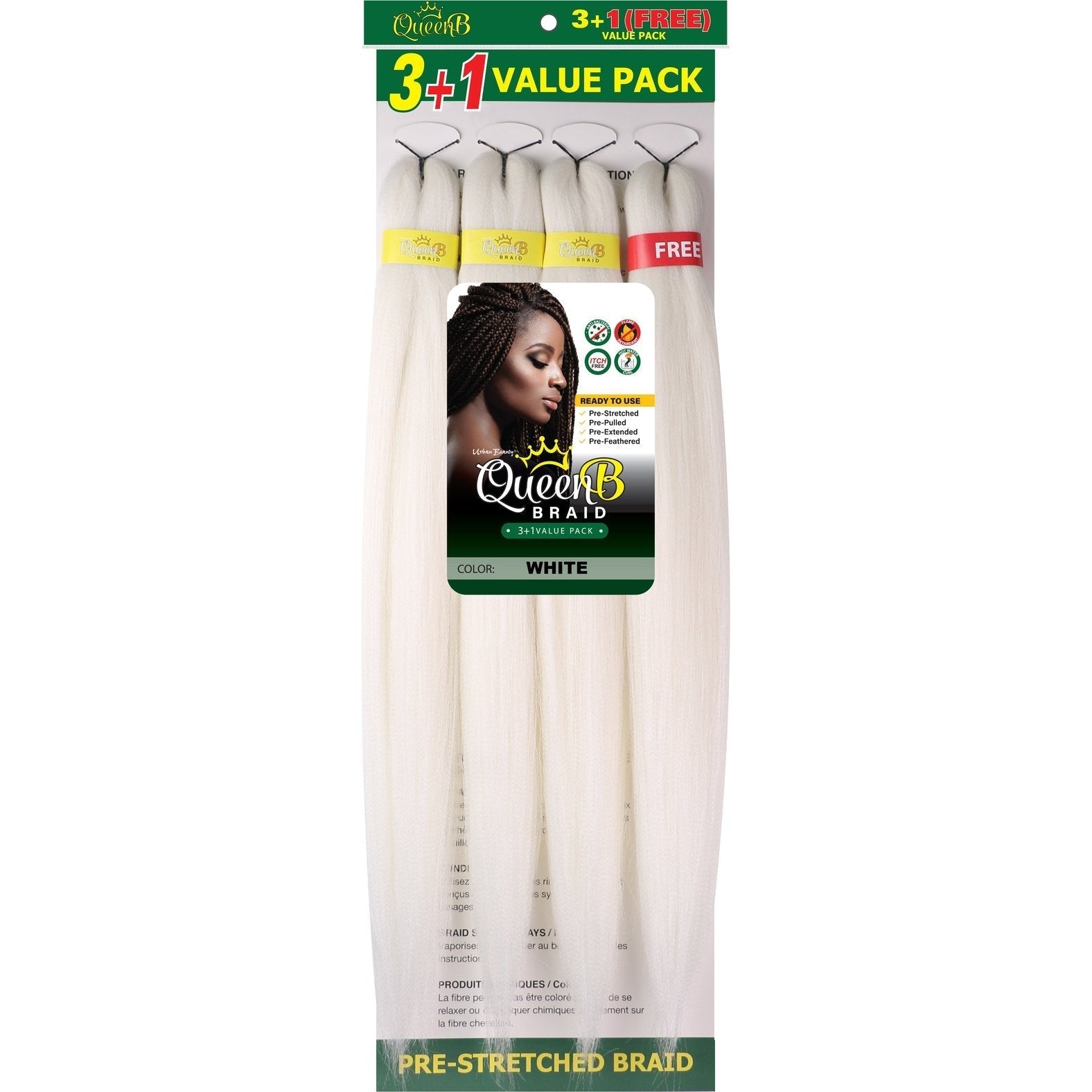 Queen B Pre-Stretched Value Pack Queen B Pre-Stretched Value Pack