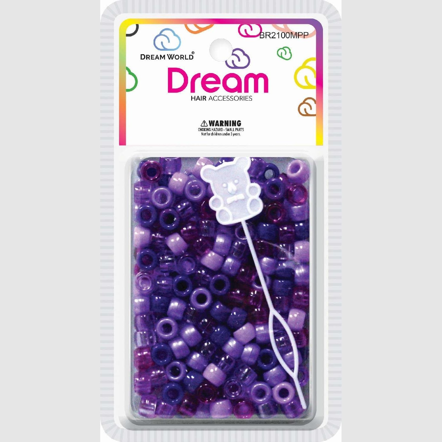 Chloe Bead Round 200 Mix Purple Chloe Bead Round 200 Mix Purple
