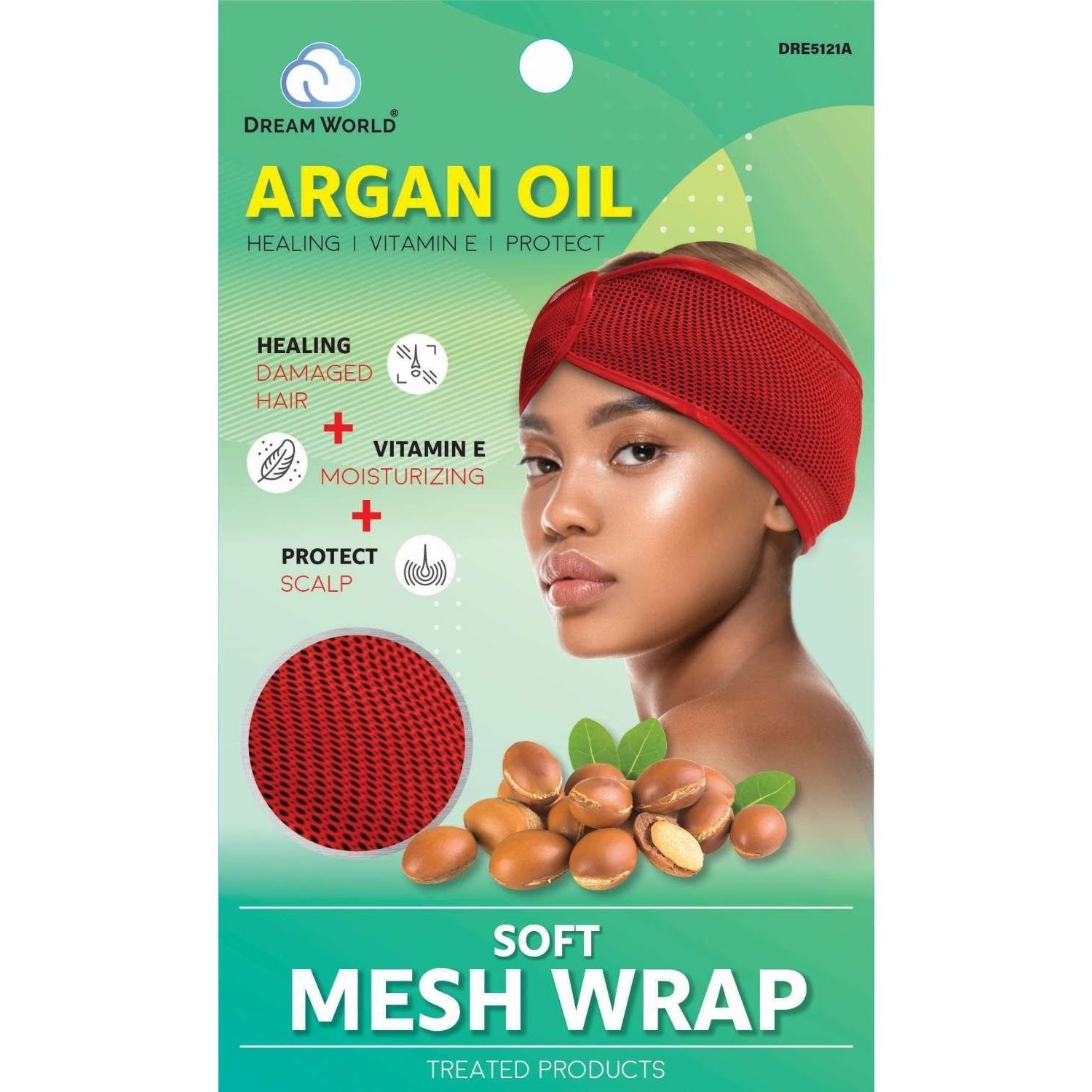 Dream Argan Oil Mesh Wrap Cap Velcro Dream Argan Oil Mesh Wrap Cap Velcro