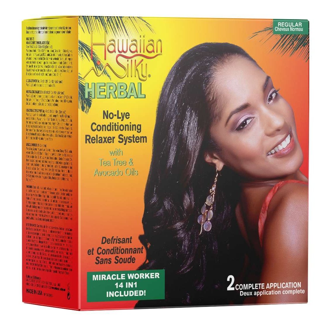 Hawaiian Silky Herbal No Lye 2Appl Regular Hawaiian Silky Herbal No Lye 2Appl Regular