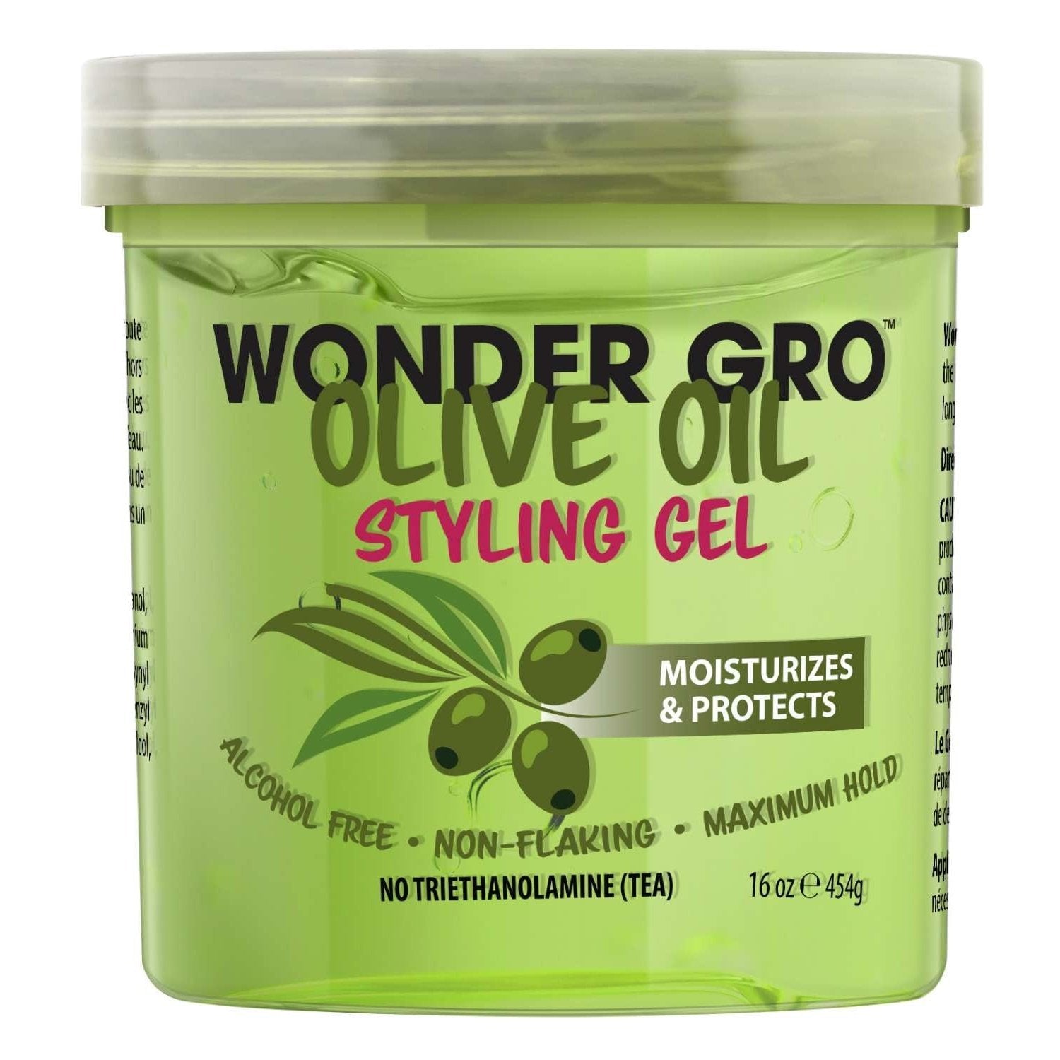 Wonder Gro Olive Oil Hair Styling Gel Wonder Gro Olive Oil Hair Styling Gel