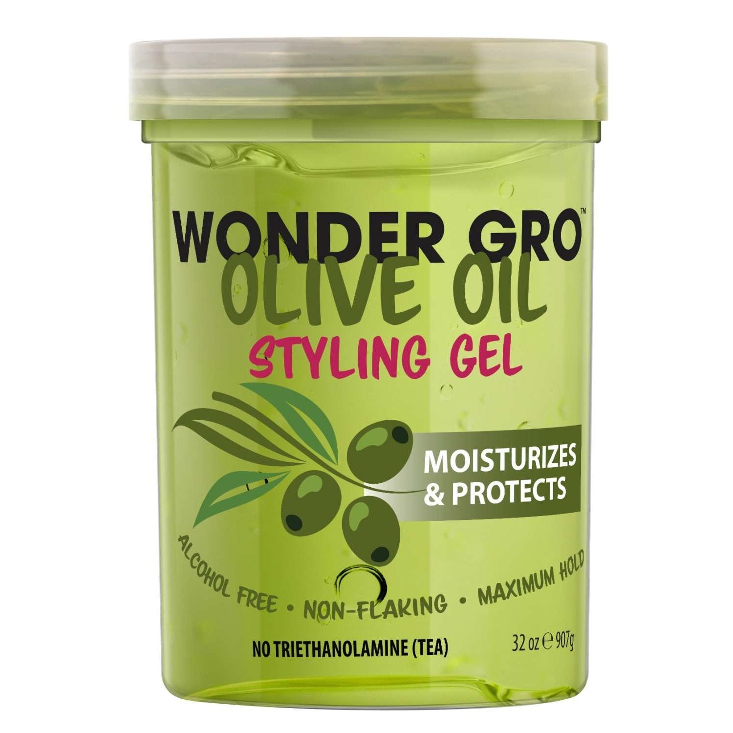 Wonder Gro Olive Oil Hair Styling Gel Wonder Gro Olive Oil Hair Styling Gel